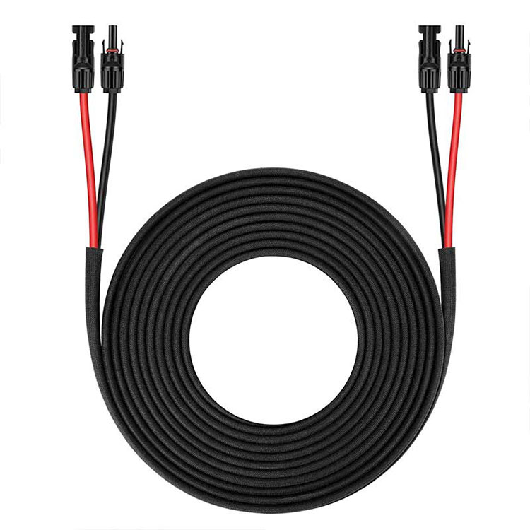 Plug and Play 10AWG dviejų laidų saulės trumpiklis 25Ft Plug and Play 10AWG dviejų laidų saulės trumpiklis 25Ft